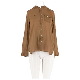 Camicia Laurence Bras in cotone marrone Marrone