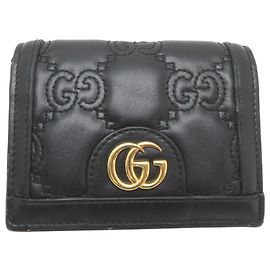 Gucci GG Matelassé Women's Bi-fold Wallet Black