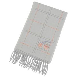 Hermès Hermes Light Gray Cashmere Stole Grey