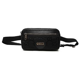 Borsetta cintura Gucci Off The Grid in nylon GG nero Nero