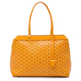 Goyard Yellow Goyardine Bellechasse PM Yellow