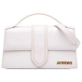 Jacquemus Le Grand Bambino em couro branco Branco Fora de branco
