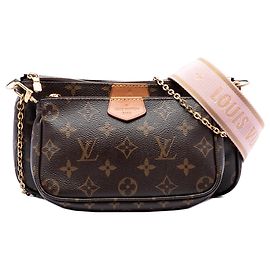 Louis Vuitton Brown Monogram Multi Pochette Accessoires Marrone