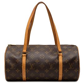 Louis Vuitton Brown Monogram Papillon 30 Castaño