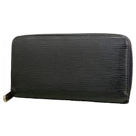 Louis Vuitton Epi Zippy Wallet M60072 Noir Black