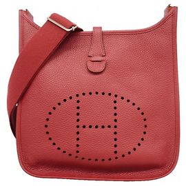 Hermès Bolsa de Ombro Hermes Evelyne 3PM Marrom
