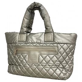 Chanel Coco Cocoon Tote Bag Grau Braun