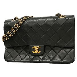 Chanel Matelassé Shoulder Bag Black