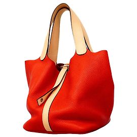 Hermès Bolsa Hermes Picotin Lock Touch MM Rosa