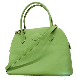 Hermès Sac à main Hermes Bolide 26 Vert