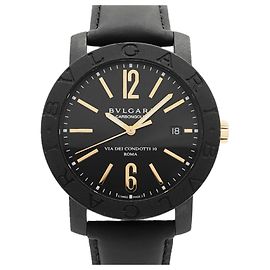 Bulgari Orologio da uomo Bvlgari Carbon Gold BB40CL Quadrante Nero Altro