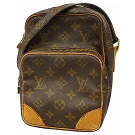 Borsa a tracolla Louis Vuitton Monogram Amazon Marrone