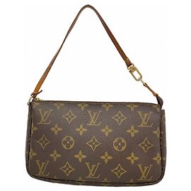 Sac Pochette Accessoires Monogram Louis Vuitton Marron