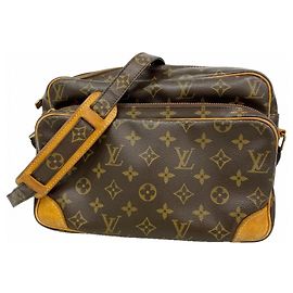 Borsa a tracolla Nile Monogram Louis Vuitton Marrone