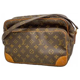 Borsa a tracolla Nile Monogram Louis Vuitton Marrone