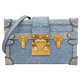 Borsa a tracolla Louis Vuitton Petite Malle Blu
