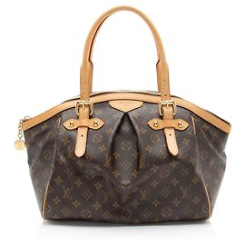 Sac Satchel Louis Vuitton Monogram Canvas Tivoli GM Marron