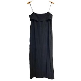 Autre Marque Vestido de pregas largas ELENI NOBLE Preto