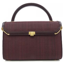 Autre Marque Borsa Comtesse Jackie in crine Rosso