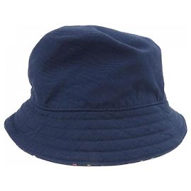 Hermès Hermes Hat Wool Hat 57 Blue Navy blue