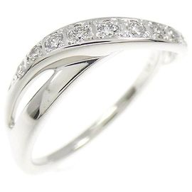 Autre Marque 4°C Au750 Diamond Ring Silvery