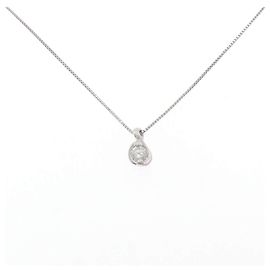 Autre Marque Colar de Diamantes Pt900 Pt850 Prata