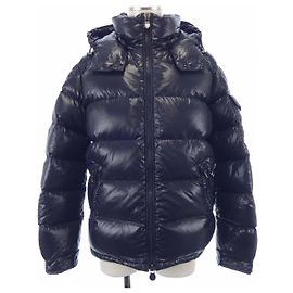 Moncler Maya Down Jacket Blue Navy blue
