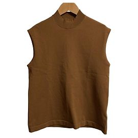 Autre Marque Top de malha Basic sem mangas em poliéster ADORE Marrom