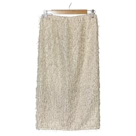 Autre Marque Falda de flecos Spick and Span Otro Crudo