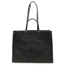 Saco Tote Louis Vuitton Onthego Monogram Empreinte Preto