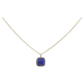 Autre Marque Collier Lapis Lazuli 585YG Doré