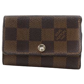 Louis Vuitton Multicles 6 Damier Canvas Key Case Brown
