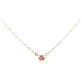 Autre Marque Collier 4°C Au750 Rubis Doré