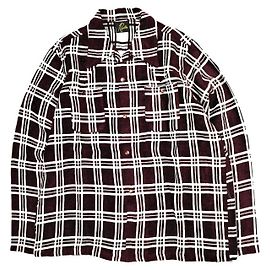 Autre Marque Camicia Needles Cowboy One-Up Shirt R/AC Plaid Shirt Marrone Bordò