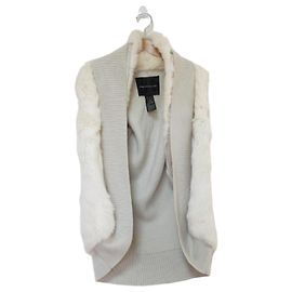 Autre Marque DOUBLE STANDARD Rabbit Fur Vest Other Cream