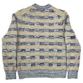 Acne Studios Pullover aus Woll-Baumwoll-Mischung Braun Beige Lila