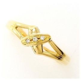 Autre Marque Bague en diamant Au750 Doré