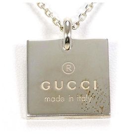 Collier Gucci Square 925 Argenté