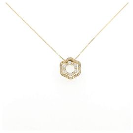 Autre Marque Collier Damiani Au750 Diamant Doré