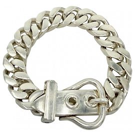 Hermès Hermes Silver 925 Charm Bracelet Silvery