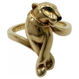 Cartier Panthère Ring für Damen Weiß Gelb