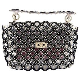 Borsa Valentino Garavani Nero Bianco Altro