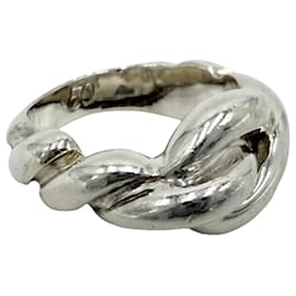 Hermès Hermes Women's Torsade Ring Silvery
