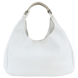 Saco Tote Hobo Campana em couro Bottega Veneta Branco