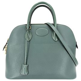 Hermès Bolsa de mão Hermes Bolide 35 para mulher Verde