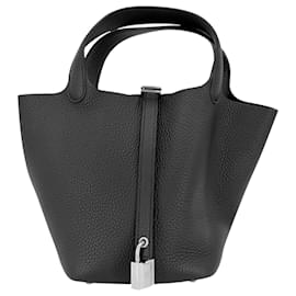 Hermès Hermes Picotin Lock PM Handbag Black