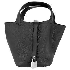 Hermès Borsa Hermes Picotin Lock PM Nero