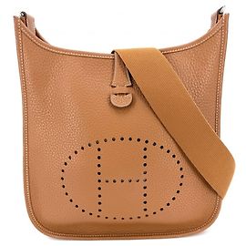 Hermès Bolso de hombro Hermes Evelyne 1 PM Castaño