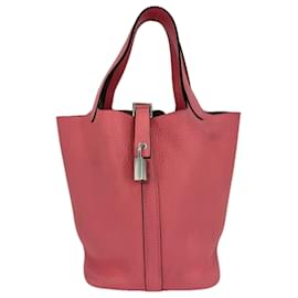 Hermès Hermes Picotin Lock PM Handbag Pink