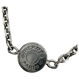 Hermès Colar com pendente Hermes Mini Sellier Outro